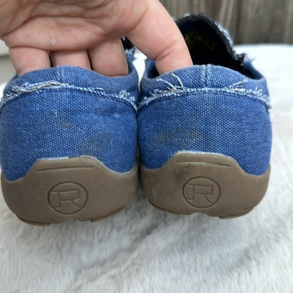 Roper Women's Southwestern Vamp Slip-On Shoes size 8.5 - Picture 2 of 9